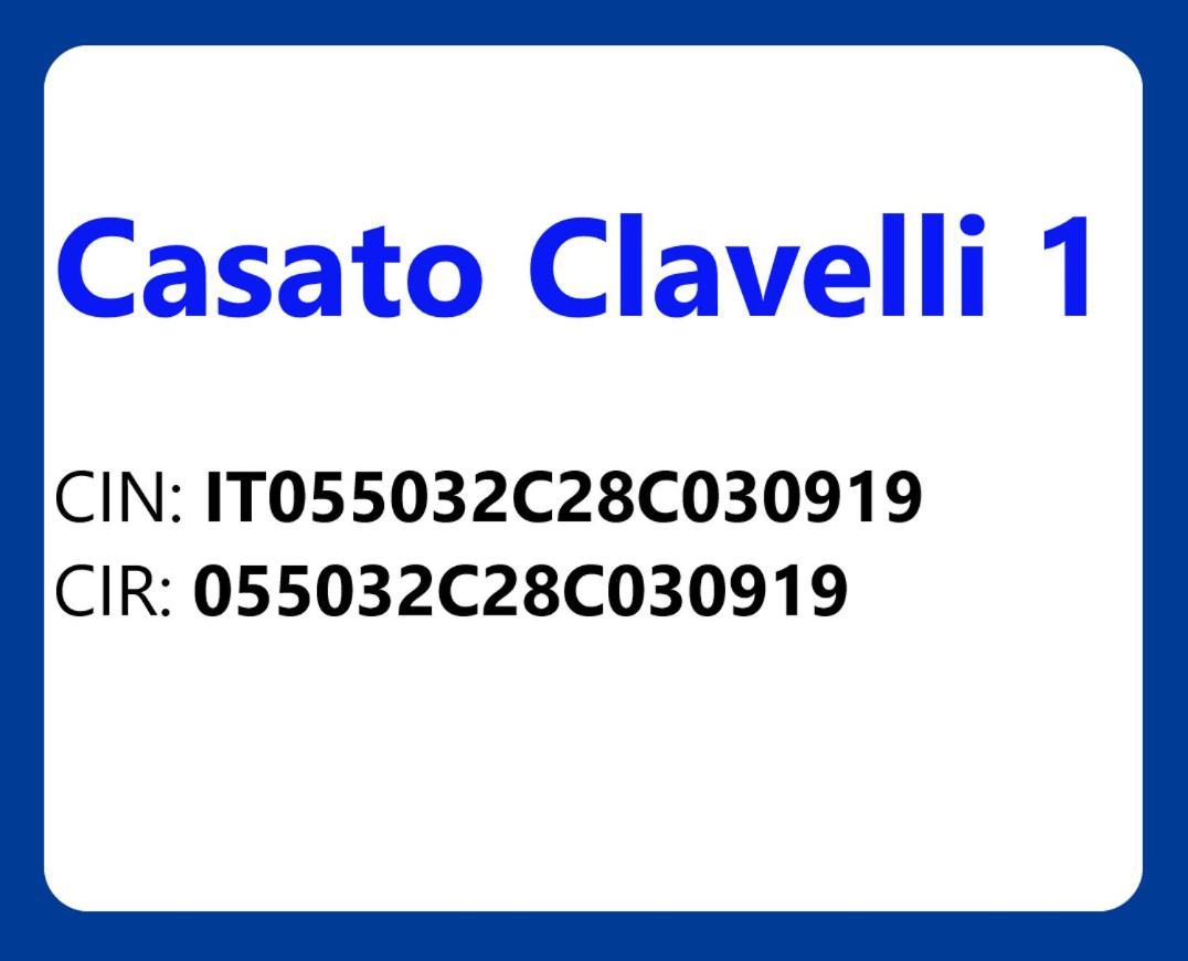 Willa Casato Clavelli 1 Collestatte Zewnętrze zdjęcie